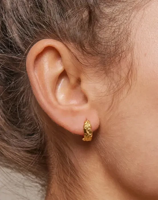 Nela Hoops - Guldfarvet